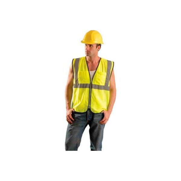 Occunomix OccuNomix Value Mesh Surveyor Vest, Class 2, Hi-Vis Yellow, 2/3 XL, ECO-GCS-Y2/3X ECO-GCS-Y2/3X - main